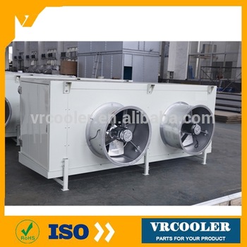 CO2 plate fin heat exchanger water defrost
