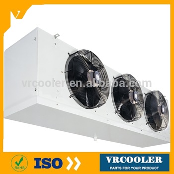 R744 frozen wing tip mid joint wing air cooler electric defrost