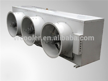 Commercial stainless steel glycol custom evaporator with gas defrost