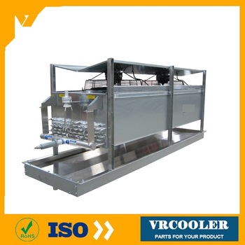 evaporator with fan cooled air conditioner part evaporator