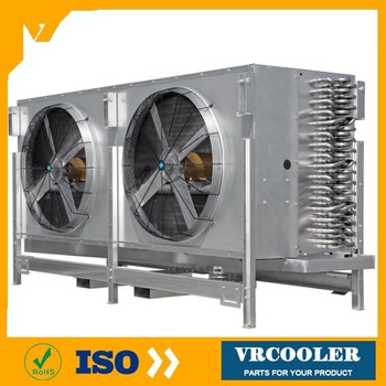 air cooler for food process store evaporator with 4 piece fan motor