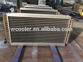 Copper and nickel pipe aluminum fin heat exchanger
