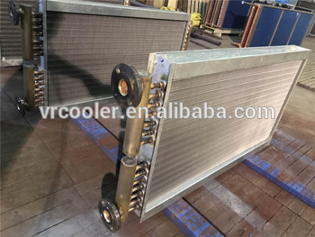 Copper and nickel pipe aluminum fin heat exchanger