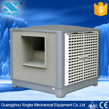 big air flow evaporative air cooler with submersible pump 20000m3 h