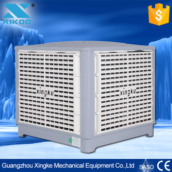 xingke plastic body case industy evaporative air cooler with good motor