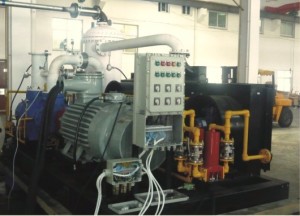 Surface Pressurized Screw Compressor Set for Coal Bed Methane (CBM)