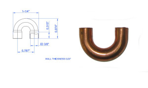 Air Conditioner Parts Copper U Bend