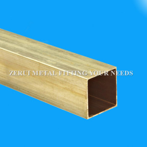 ASTM B135 Standard C27000 Seamless Square Brass Tube