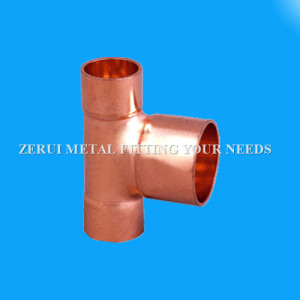 2 Inch Copper Tee for Pipe Connection