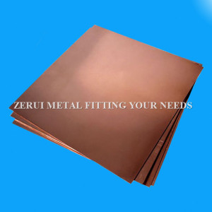 C11000 Thin Copper Sheet with Higher Electrical Conductivity