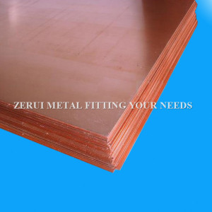 24 Guage Rolled Copper Sheet for Decorative