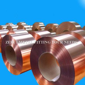 0.08mmx300mm Copper Foil Sheet in Rolls