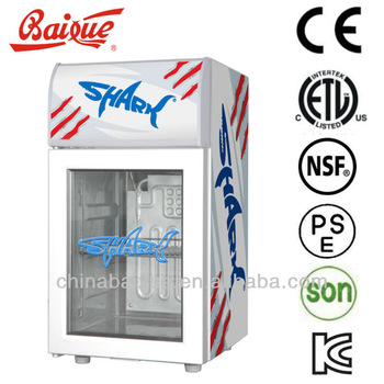 Countertop Portable Beverage Cooler diaplsy cooler mini cooler can cooler BR18C