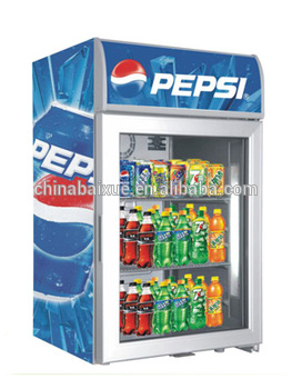 retail fan cooling free standing beverage cooler