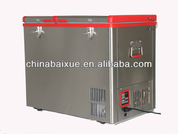 Dual Zone Car Freezer Food transportation freezer potable car freezer Refrigeration equipment camping freezer BD C 60ACDC