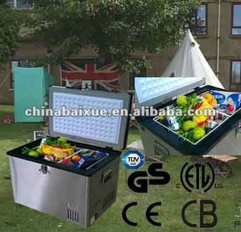 12V portable solar battery portable car refrigerator freezer fridge
