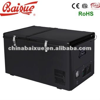 HOT SALE LARGE CAPACITY freezer Outdoor camping food transportation trip Ice cream booth CE ETL certified RoHS standard
