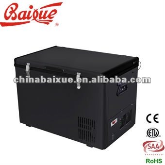 Portable BIG Capacity Car freezer fridge BD C 100 Outdoor camping food transportation trip Ice cream booth CE ETL certified