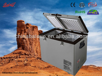 Dual Zone Car Freezer Camping Freezer BD C60ACDC DC12V 24V CE ETL RoHS standard