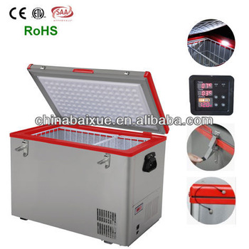 BAIXUE HOT SALE High quality car cool Firm freezer fridge cabinet BD C 80ACDC