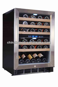 America standard 45 bottles capacity 23 inch dual zone wine refrigerator under counter Compressor