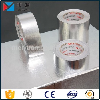T FG701 Solvent based acrylic adhesive fiberglass cloth aluminum foil tape