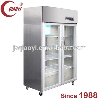 supermarket upright vegetable display showcase cooler