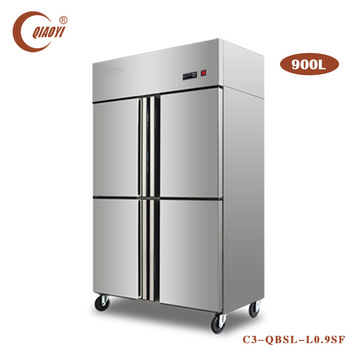 stainless steel kitchen commercial meat defrost freezer