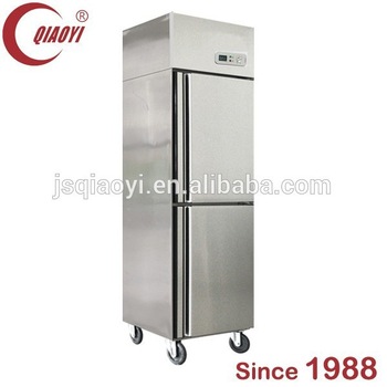 stainless steel commercial restaurant kitchen refrigerator