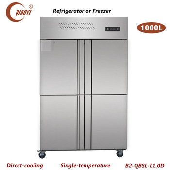 Kitchen vegetable upright fan cooling fridge