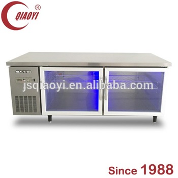 Hotel restaurant undercounter worktable deep freezer