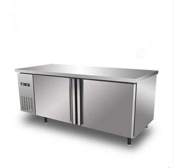 C2 stainless steel copper tube table work counter top kitchen refrigerator fridge 470L