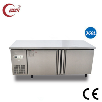 C1 direct cooling restaurant kitchen sandwich prep table refrigerator freezer 360L