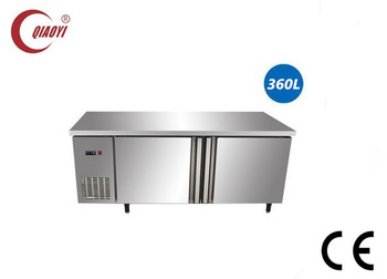 360L luxury style air cooling worktable refrigerator freezer