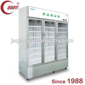 QIAOYI C triple door upright Medical cooler