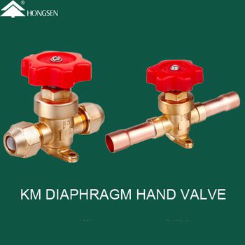 KM Diaphragm Hand Valve With Flare and Welded