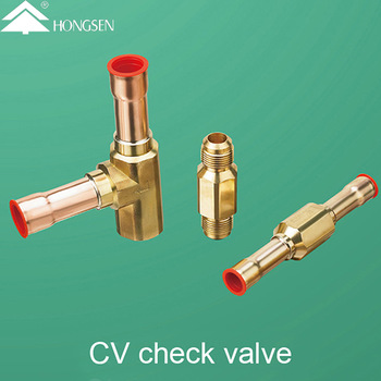 Brass Model CV Check Valve With Direct Flow and Right angle Type