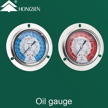 Oil filled pressure gauge