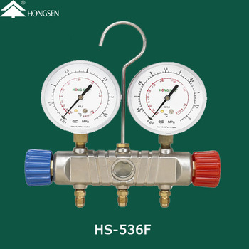 refrigeration Manifolds gauges set with hose R134a HS 536F