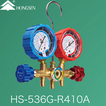 Foring brass body Pressure Manifolds Gauge Model HS 536G R410A