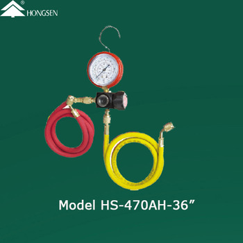 Air condition one way manifold pressure gauge HS 470AH 36