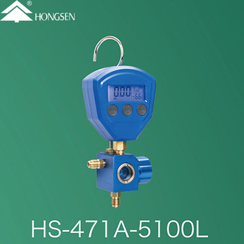 Aluminum Valve Body One way manifold with Digital Pressure Gauge HS 471A 5100L