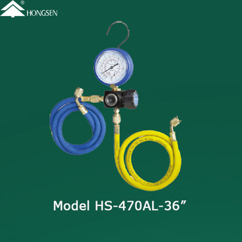 Digital Pressure Gauge HS 470AL 36 one way manifold gauge