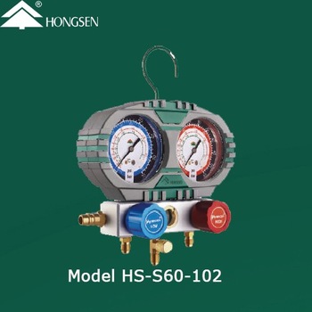 1029 HS S60 102 Pressure Gauge With Sight Glass and Rubber Cover