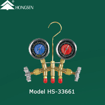 oil filled manifold gauge HS 33661
