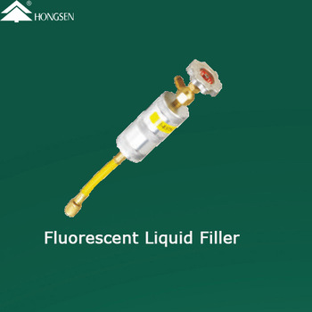 Air conditioning tools fluorescent liquid filler