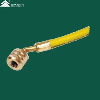 With return proof adapter flexible hose