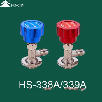 R22 R134a Refrigeration Brass Can Tap Valve