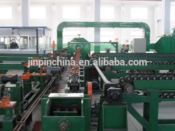 High frequency straight weld pipe forming line