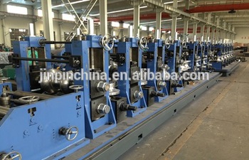 High frequency straight weld pipe equipment